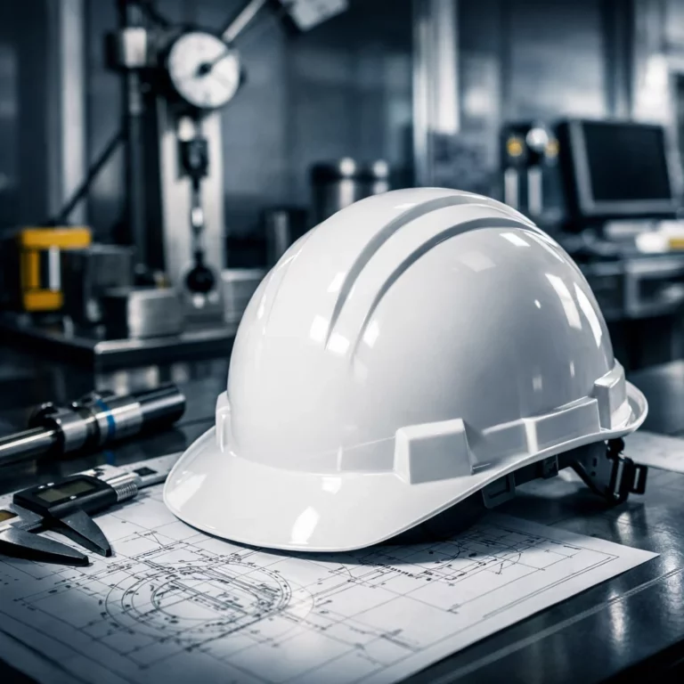 What testing standards are applied to ensure that new materials meet safety requirements for hardhats?